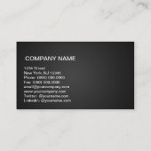 Informatie-, gegevens- en communicatietechnologie visitekaartje (Achterkant)