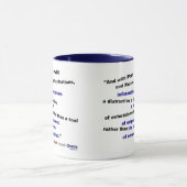 Informatie is een afleiding mok (Midden)