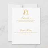 Informatie Kaart AD Monogram of DA Monogram (Voorkant)