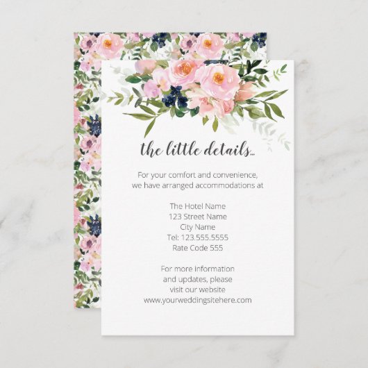 Informatie- of detailkaart bijlage (Voorkant / Achterkant)