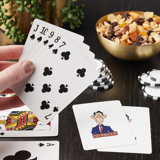 Informatie Officier Administratief Medewerker Pokerkaarten