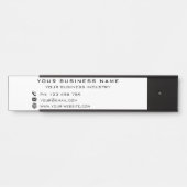 Informatie over aangepaste Jouw namen voor bedrijf Deurbordje (Voorkant)