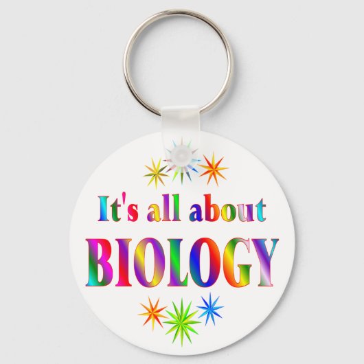 Informatie over biologie sleutelhanger (Voorkant)