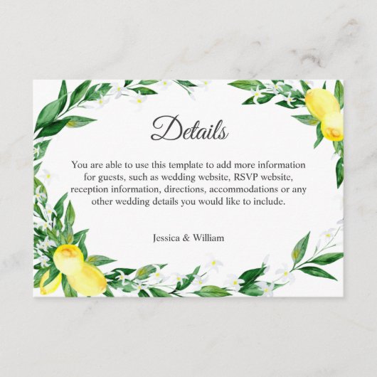 Informatie over Blossom Weddenschappen Informatiekaartje (Voorkant)