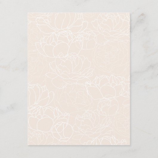 Informatie over bruiloft over e-mailberichten voor informatiekaartje (Achterkant)