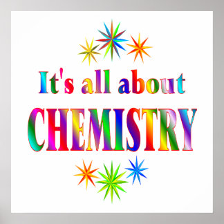 Informatie over chemie poster