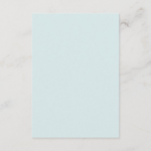 Informatie over Chic- en minimale blauwe bruiloft- Informatiekaartje (Achterkant)