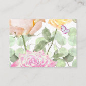 Informatie over Creamsicle Florence-Afstuderen Advieskaart (Achterkant)