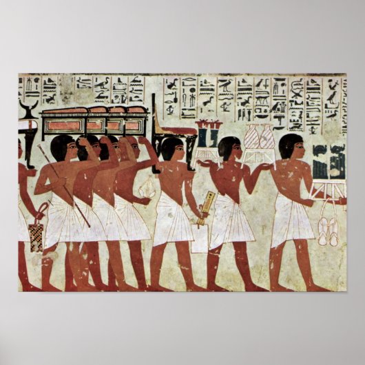 Informatie over de begrafenis van Maler Grabkammer Poster (Voorkant)