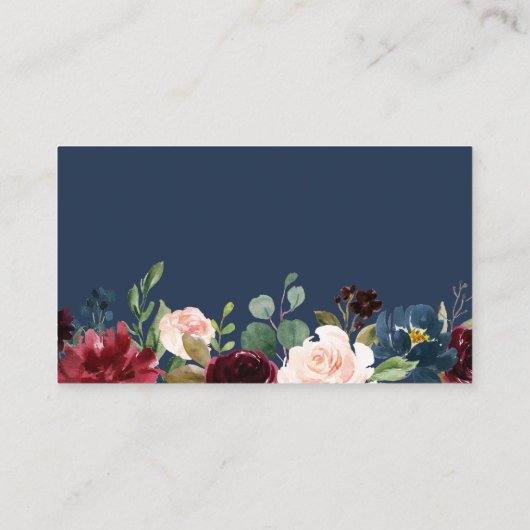 Informatie over de bruinkoolbruiloft van de Rode m Visitekaartje (Achterkant)