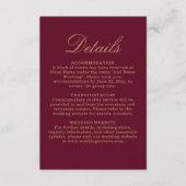 Informatie over de eenvoudige Bourgogne voor eenvo Informatiekaartje (Voorkant)