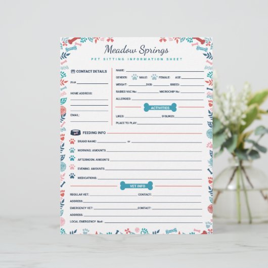 Informatie over de Floral- en oliefond (Staand voorkant)