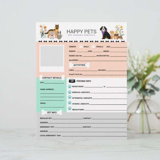 Informatie over de honden- en voetzoolzitting (Staand voorkant)