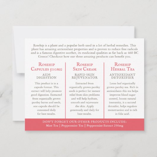 Informatie over de kruidengeneesmiddelen (Achterkant)