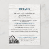 Informatie over de landschotschets voor boerderij informatiekaartje (Voorkant)