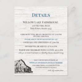 Informatie over de landschotschets voor boerderij informatiekaartje