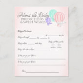 Informatie over de spelbehuizing van het Baby show Informatiekaartje (Voorkant)