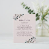 Informatie over de tuinbouwrichting van de Paars v RSVP Kaartje (Staand voorkant)