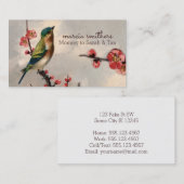 Informatie over de  vogelgriep contactkaartje (Voorkant / Achterkant)