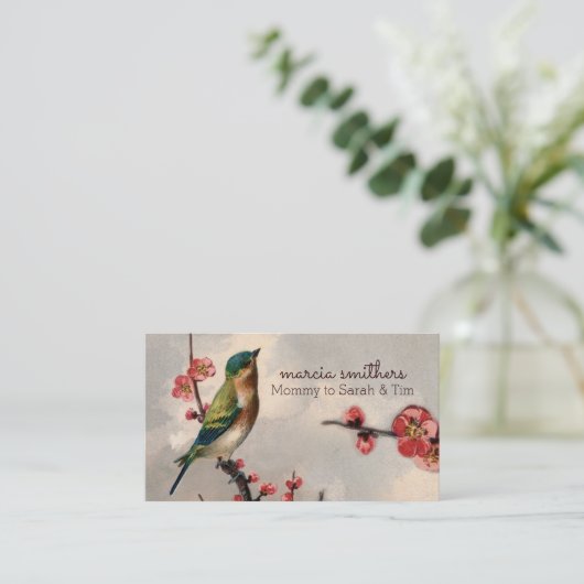 Informatie over de  vogelgriep contactkaartje (Staand voorkant)