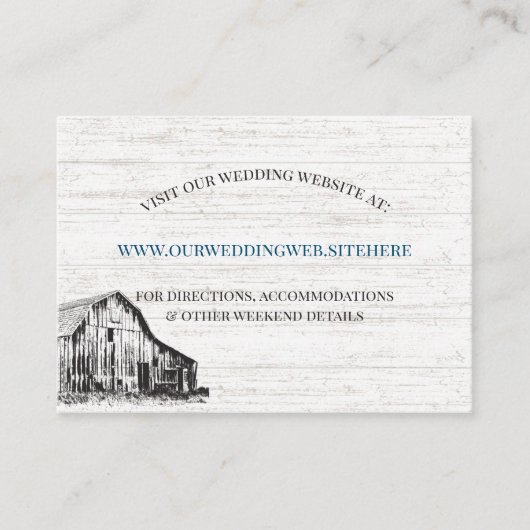 Informatie over de website van het landbouwbedrijf informatiekaartje (Voorkant)