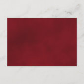 Informatie over de website van Red Rose Wedding Informatiekaartje (Achterkant)