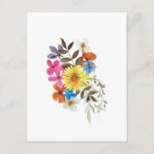 Informatie over de zomerwedstrijd Wildflower Boho  Informatiekaartje (Achterkant)