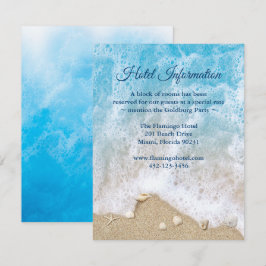 Informatie over een blauw bat Mitzvah Hotel Kaart