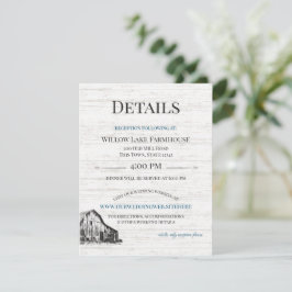 Informatie over Enclose voor boerderij Landenbarn  Informatiekaartje