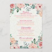 Informatie over Floral Weddenschap bij Waterverf C Informatiekaartje (Voorkant)