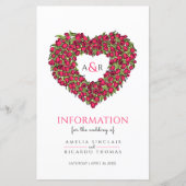 Informatie over gastinformatie over het huwelijk m (Voorkant)