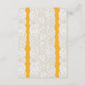 Informatie over Geel en wit huwelijk Informatiekaartje (Achterkant)