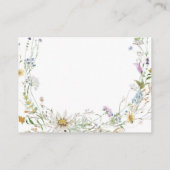 Informatie over het Baby shower van een kleine hon Informatiekaartje (Achterkant)