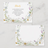 Informatie over het Baby shower van een kleine hon Informatiekaartje (Voorkant / Achterkant)