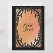 Informatie over het Gothic Bridal Shower-register Kaart (Achterkant)