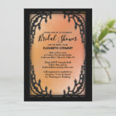 Informatie over het Gothic Bridal Shower-register Kaart (Staand voorkant)