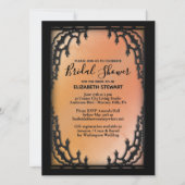 Informatie over het Gothic Bridal Shower-register Kaart (Voorkant)