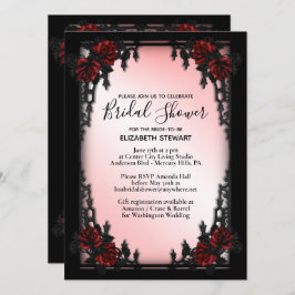 Informatie over het Gothic Bridal Shower-register Kaart