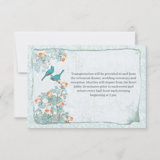  informatie over het huwelijk van Damascus - 5 uur Kaart (Achterkant)