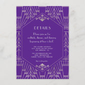 Informatie over het koninklijk Paarse zilver Great Informatiekaartje (Voorkant)