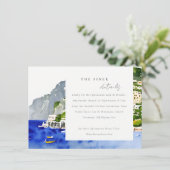 Informatie over het landschap rond de amalfi-kust informatiekaartje (Staand voorkant)