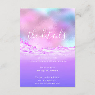 Informatie over Kaart bruiloft Details Pastels