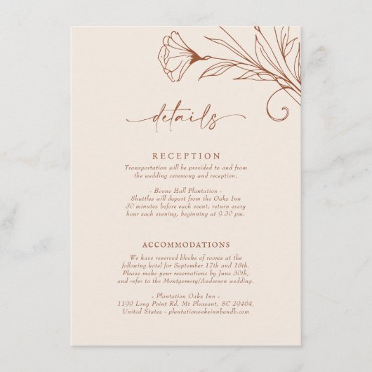 Informatie over Kaart van het script voor Terracot (Voorkant)