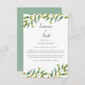 Informatie over Landganzenbos voor tuinbouwgasten Informatiekaartje (Voorkant / Achterkant)