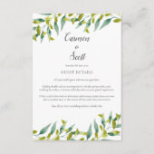 Informatie over Landganzenbos voor tuinbouwgasten Informatiekaartje (Voorkant)