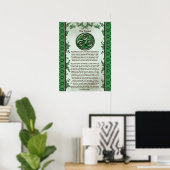 Informatie over Malachite Ivy Triskel Poster (Thuiskantoor)