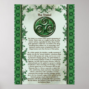 Informatie over Malachite Ivy Triskel Poster