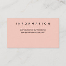 Informatie over Micro Wedding Pink Black Typograph