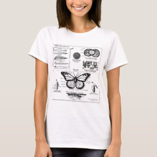 Informatie over monoarch-vlinder t-shirt