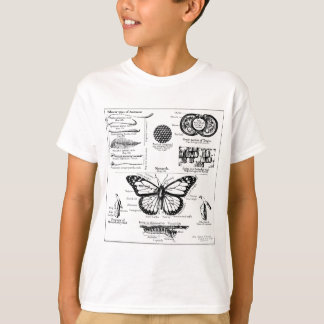 Informatie over monoarch-vlinder t-shirt